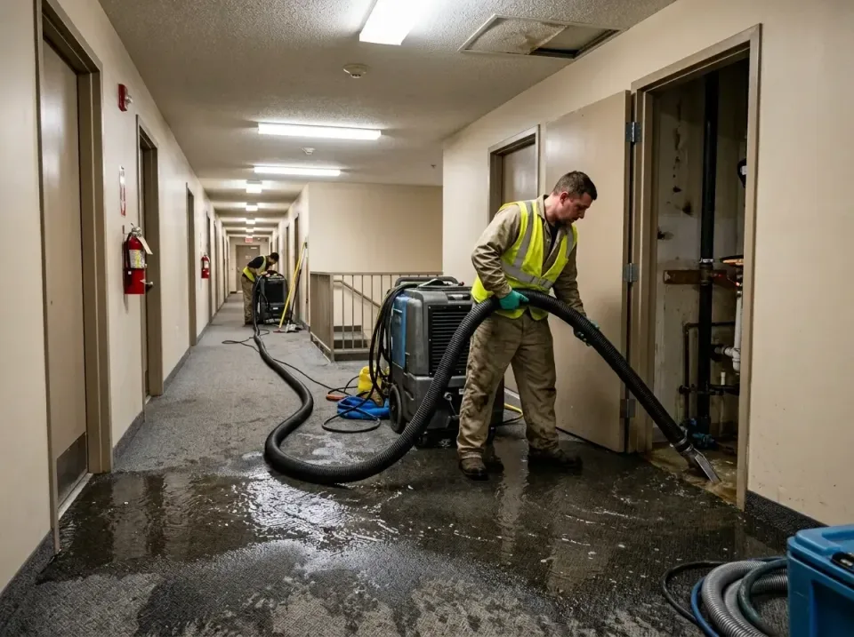 multi-unit-apartment-hallway-f-005 — frequently asked questions, Emergency Burst Pipe Water Extraction & Removal in Poway, CA